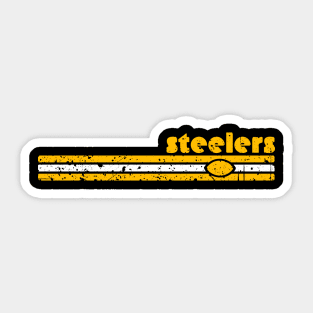 Steelers 70s Stripe Sticker